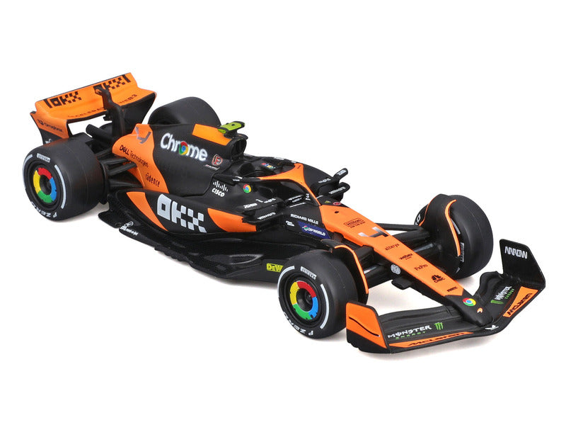 McLaren model car, Bburago, Lando Norris, Miami livery, MCL38 đ„