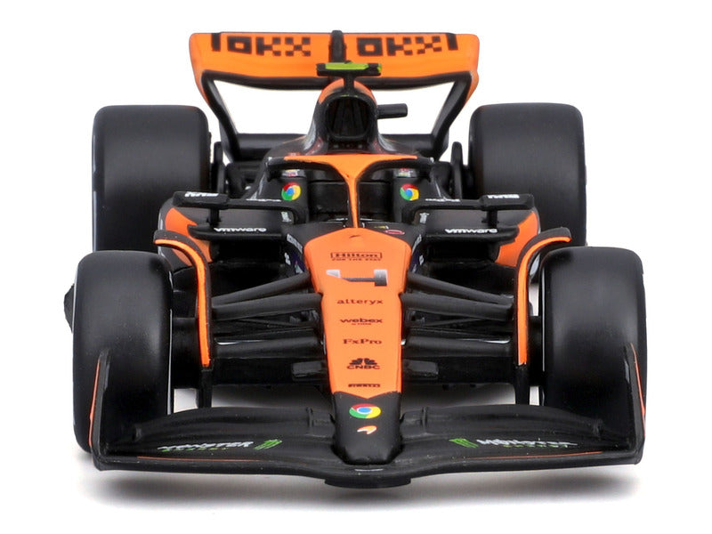 McLaren model car, Bburago, Lando Norris, Miami livery, MCL38 đ„