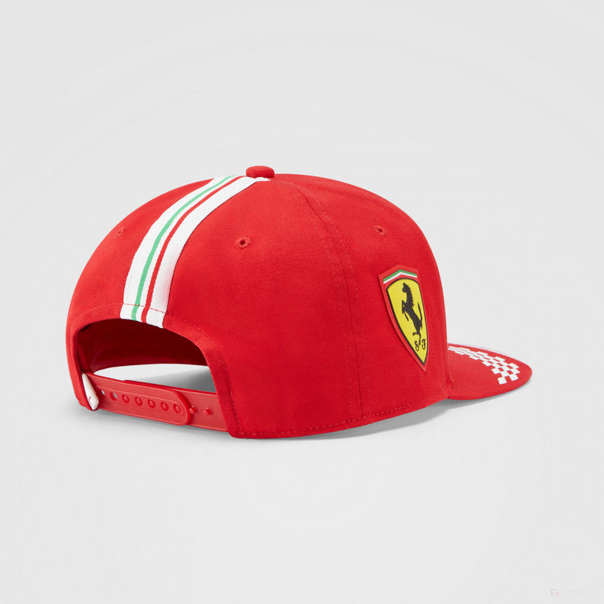 Ferrari Flatbrim Cap, Puma Carlos Sainz, Adult, Red, 2021 - FansBRANDS®