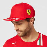 Ferrari Flatbrim Cap, Puma Carlos Sainz, Adult, Red, 2021 - FansBRANDS®