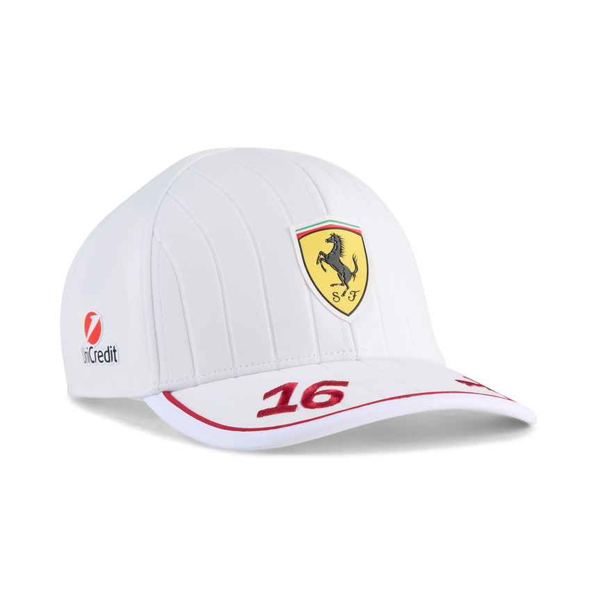 Ferrari, Charles Leclerc, Baseball Cap, white š„