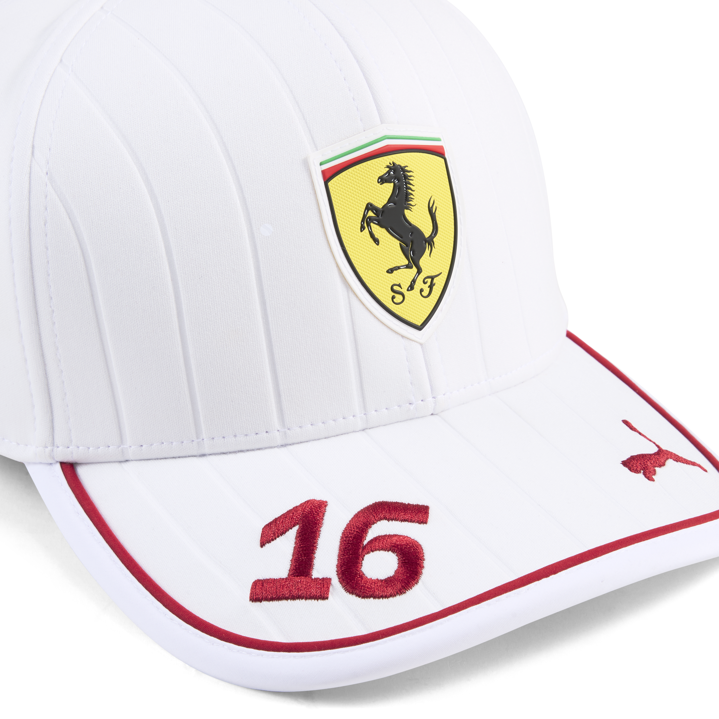 Ferrari, Charles Leclerc, Baseball Cap, white š„