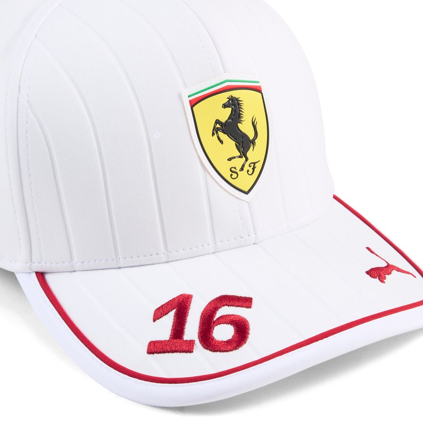 Ferrari, Charles Leclerc, Baseball Cap, white š„