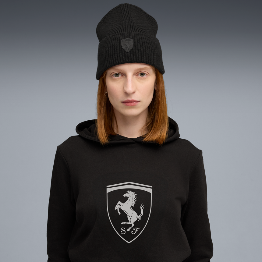 Ferrari Pro beanie, Puma, mid crown, black š„