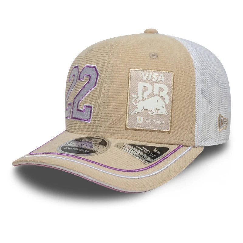 Gorra VisaRB Yuki Tsunoda Miami YT 9SEVENTY SS, color piedra 🔥