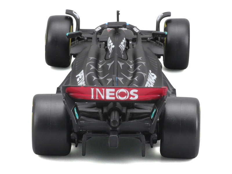 Maqueta de coche Mercedes, F1 W14 E, bburago, 1:43, George Russell n.° 63, 2023