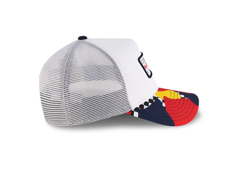 Red Bull Racing Abstract EF Trucker Cap, White š„