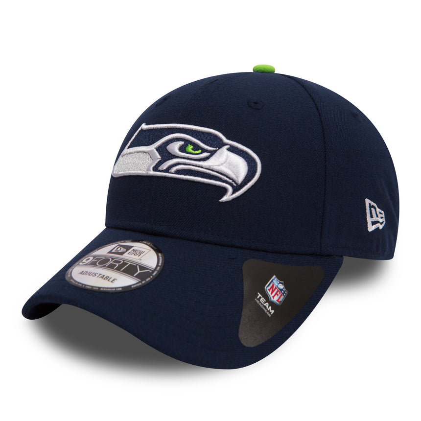 Seattle Seahawks cap, team, New Era, 9FORTY, blue