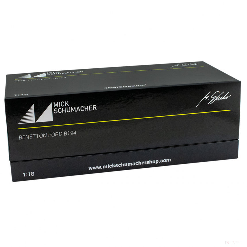 Mick Schumacher Model Car, Benetton Ford B194 Demo Run Belgium GP 2017, 1:18 scale, Blue, 2017 - FansBRANDS®