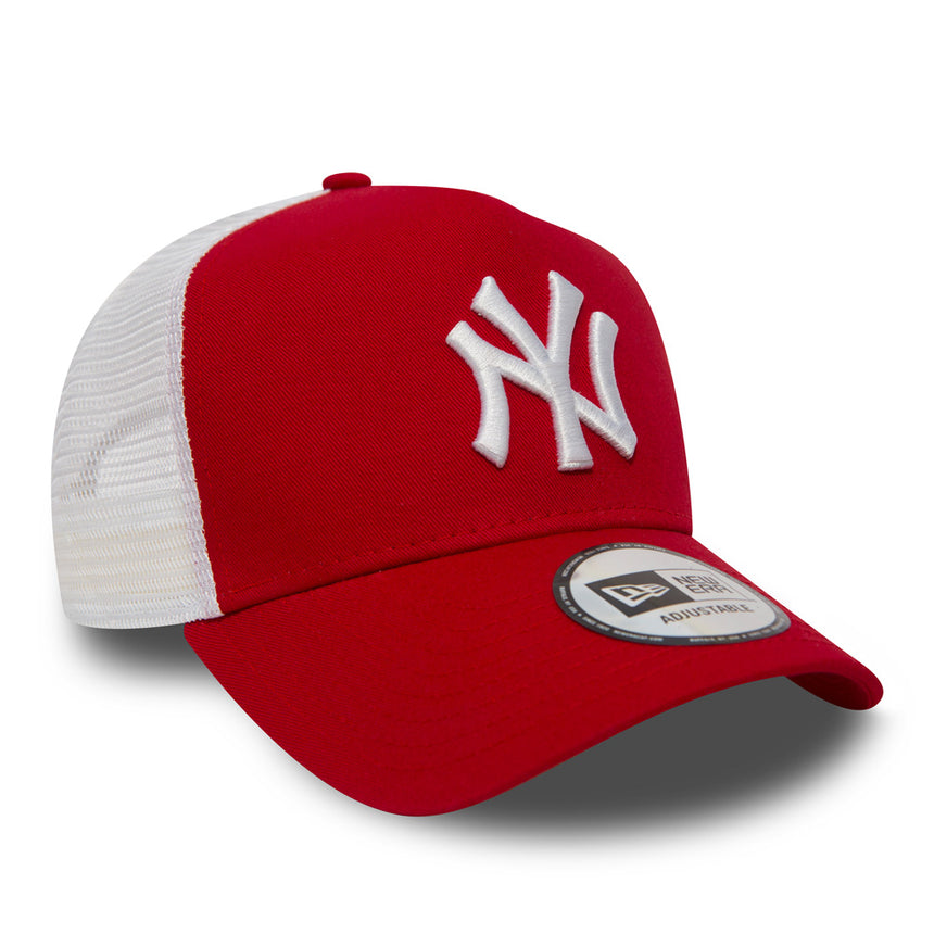 New York Yankees cap, New Era, trucker, red