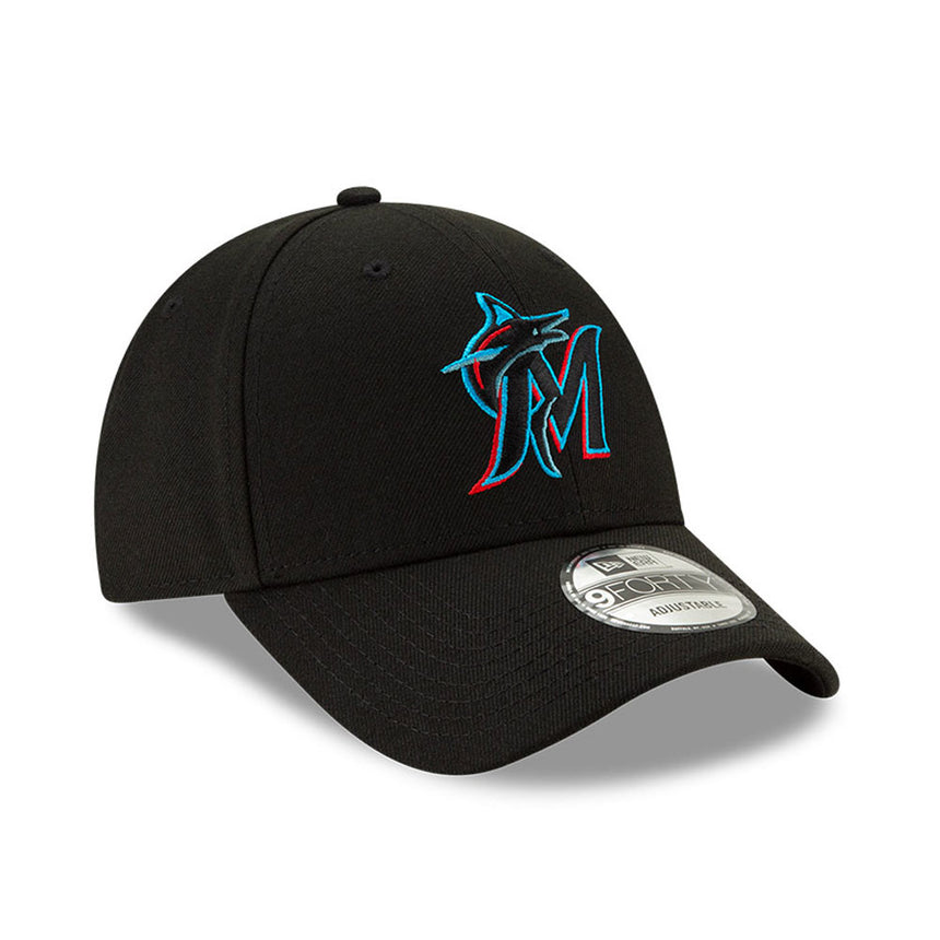 Miami Marlins cap, New Era, 9FORTY, team, black