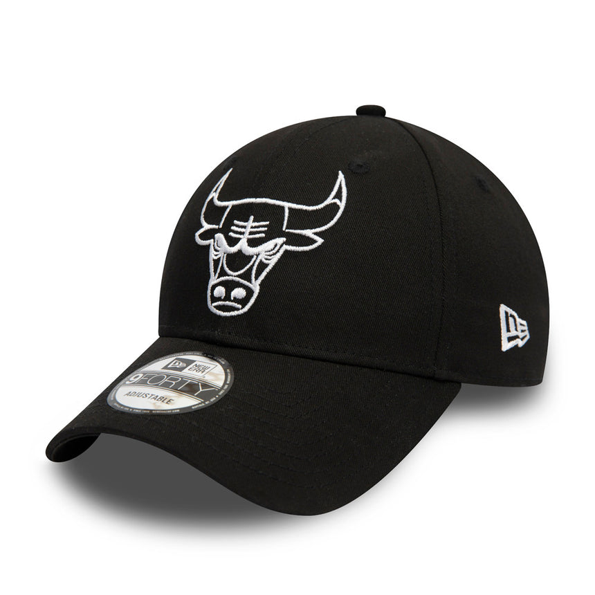 Chicago Bulls cap, New Era, 9FORTY, essential, black