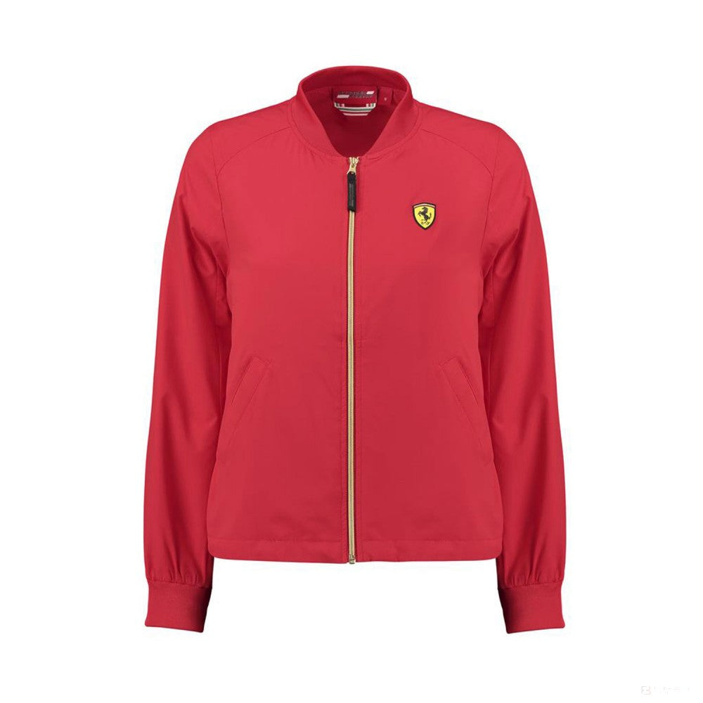 Ferrari Womens Jacket, Bomber, Red, 2020 - FansBRANDS®