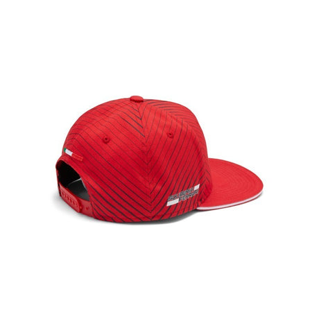 Ferrari Flatbrim Cap, Sebastian Vettel, Adult, Red, 2018 - FansBRANDS®