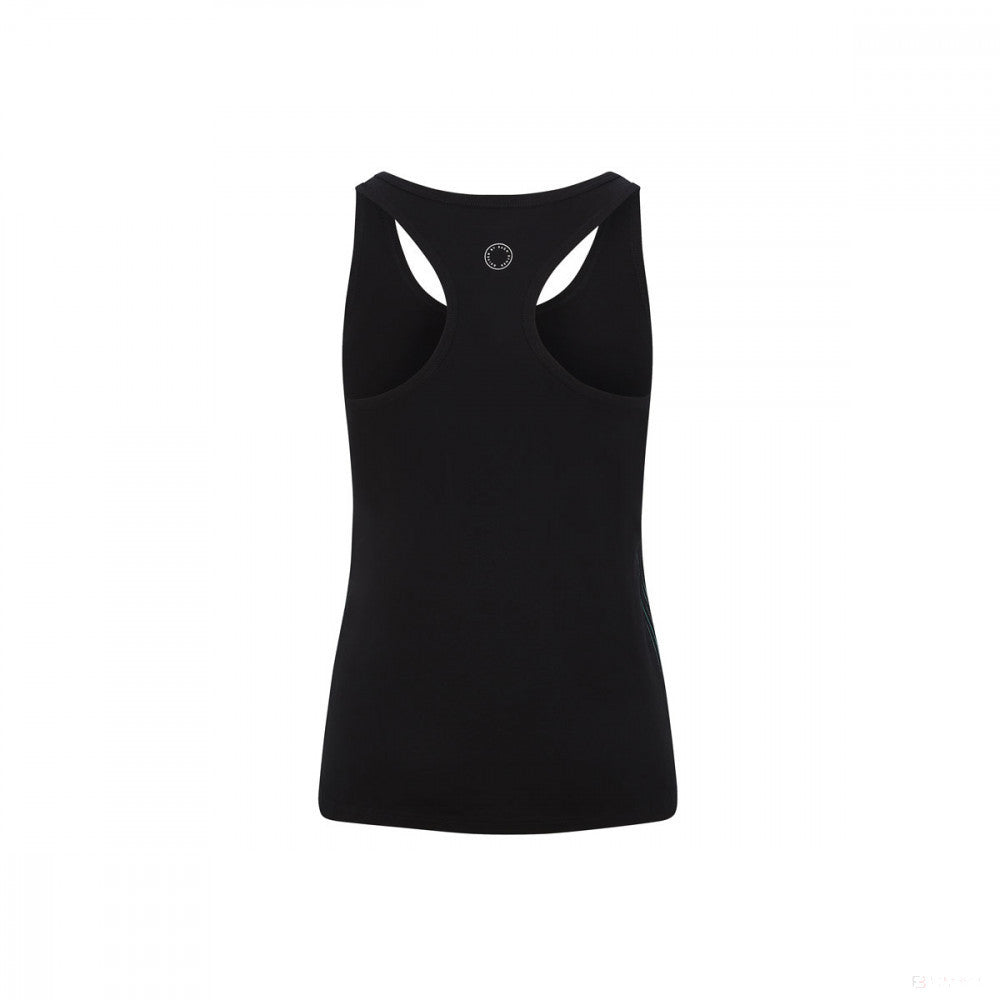 Camiseta Mercedes para mujer, logotipo, negra, 2020