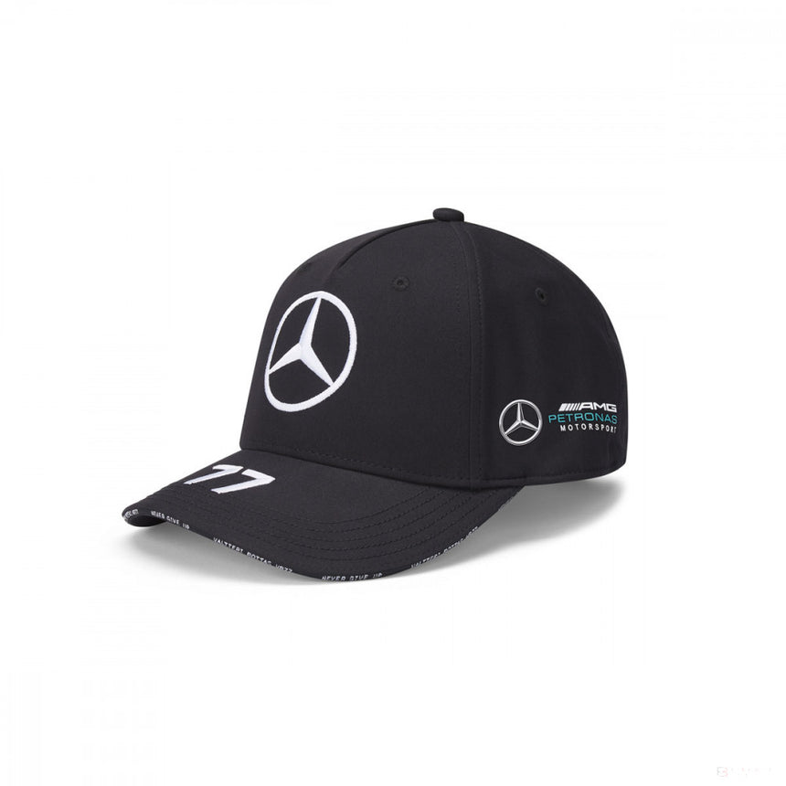 Mercedes Baseball Cap, Valtteri Bottas, Adult, Black, 20/21 - FansBRANDS®