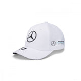 Mercedes Baseball Cap, Valtteri Bottas, Adult, White, 20/21 - FansBRANDS®