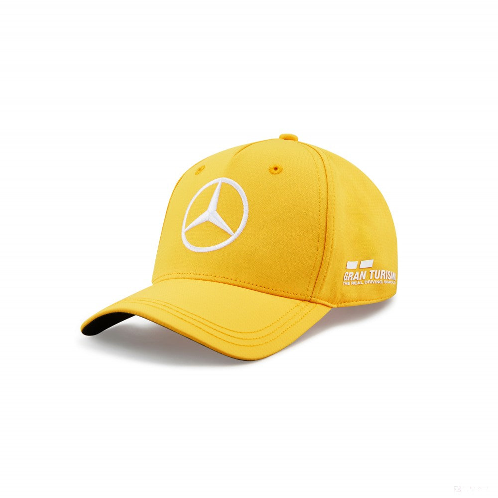 Mercedes Hamilton Baseball Cap, Abu Dhabi GP, Adult, Yellow, 2020