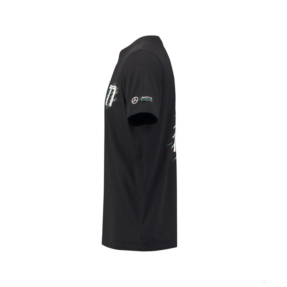 Mercedes T-shirt, Bottas Valtteri 77, Black, 2018 - FansBRANDS®