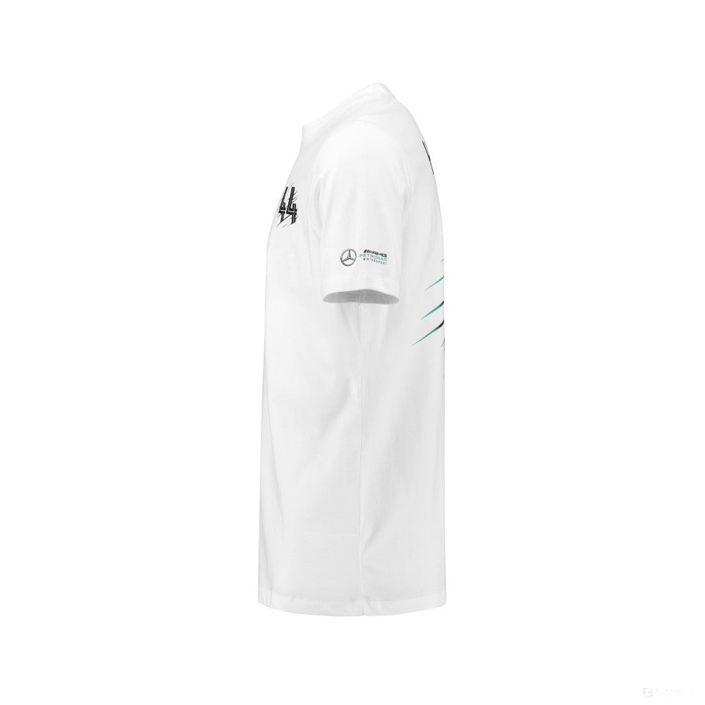 Mercedes Kids T-shirt, Hamilton, White, 2018 - FansBRANDS®