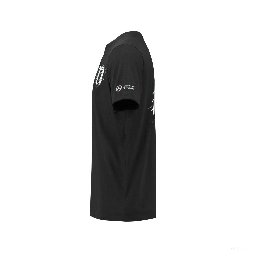 Mercedes Kids T-shirt, Bottas, Black, 2018 - FansBRANDS®