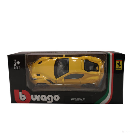 Ferrari Model car, F12tdf, 1:64 scale, Yellow, 2020 - FansBRANDS®