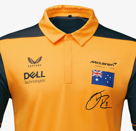McLaren Polo, equipo Daniel Ricciardo, naranja, 2022