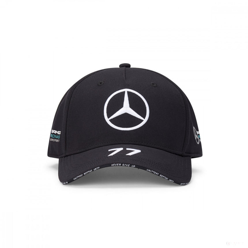 Mercedes Baseball Cap, Valtteri Bottas, Adult, Black, 20/21 - FansBRANDS®