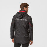 Porsche Team Rain Jacket, Black, 2022 - FansBRANDS®