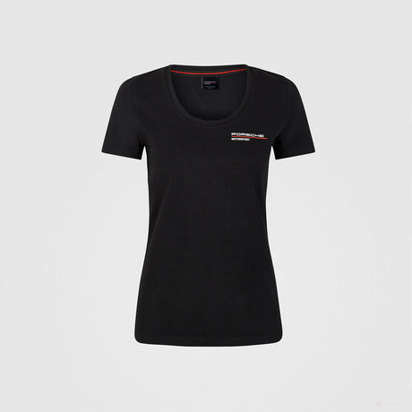 Porsche Womens T-Shirt, Motorsport, Black, 2022 - FansBRANDS®