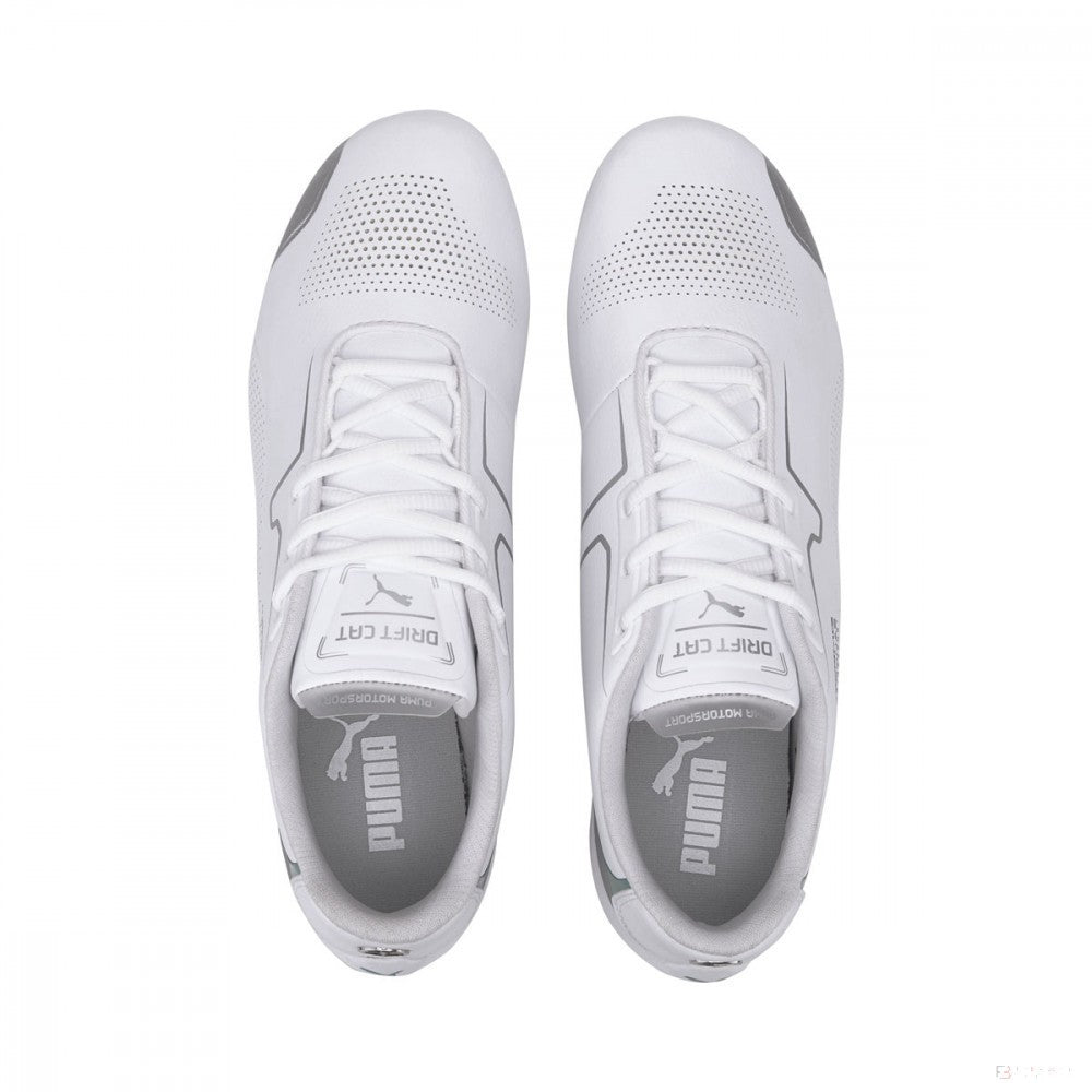 Mercedes Kids Shoes, Puma Drift Cat 8, White, 2021 - FansBRANDS®
