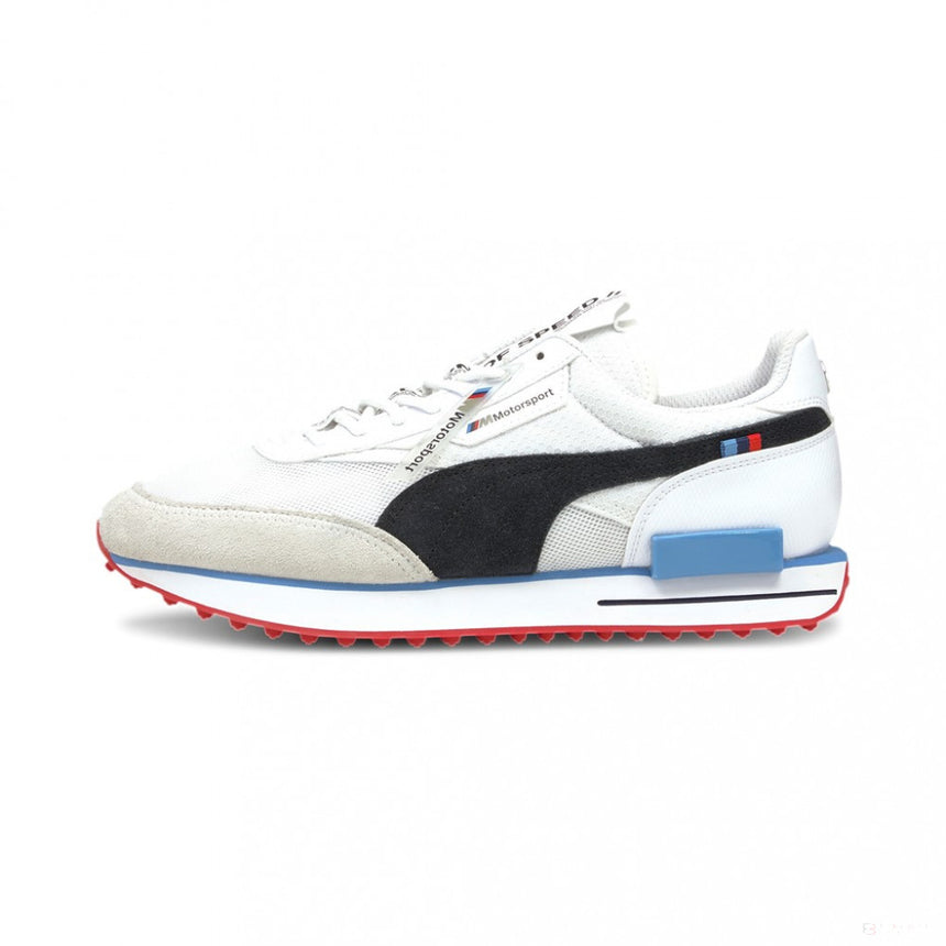 BMW Kids Shoes, Puma Future Rider, White, 2021 - FansBRANDS®