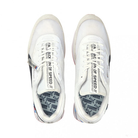 BMW Kids Shoes, Puma Future Rider, White, 2021 - FansBRANDS®