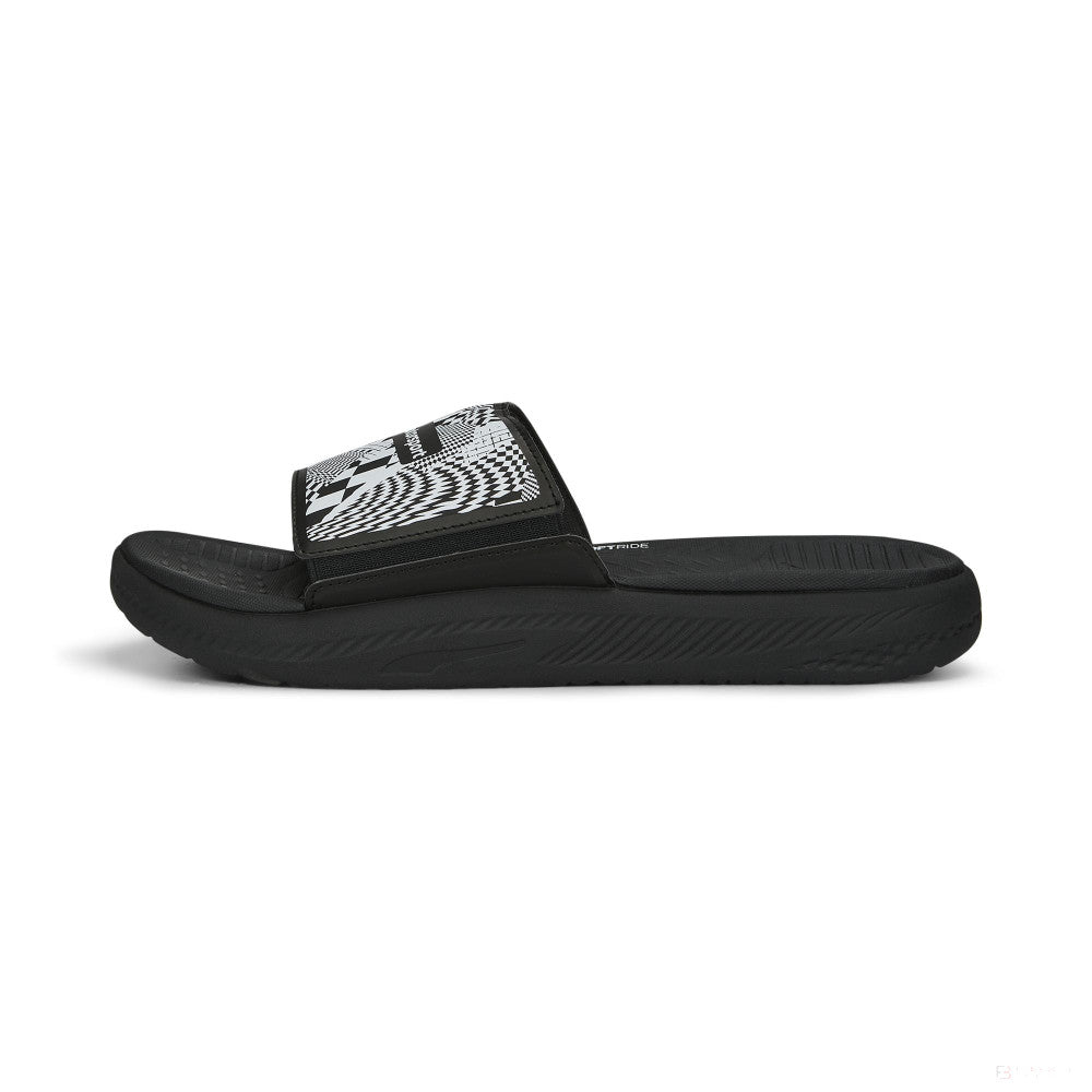 BMW MMS Softride Slide PUMA Black-Pop Red - FansBRANDS®
