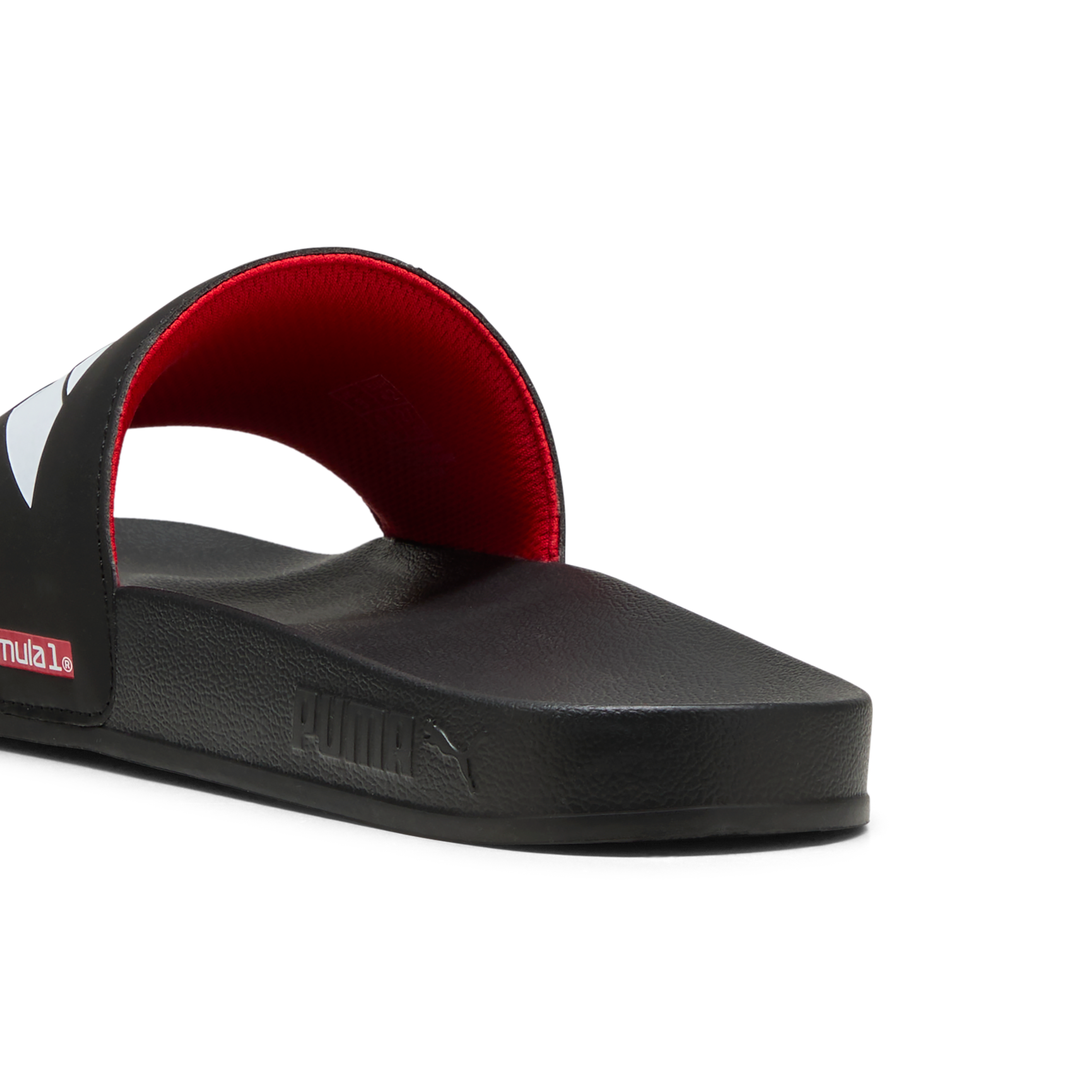 F1 logo slippers, Puma, Leadcat 2.0, black