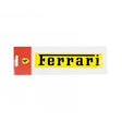 Ferrari Sticker, 11x2 cm, Yellow, 2012 - FansBRANDS®