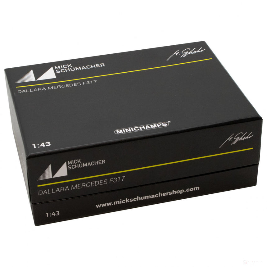 Mick Schumacher Model Car, Dallara Mercedes F317 F3 European Champion 2018, 1:43 scale, White, 2018 - FansBRANDS®