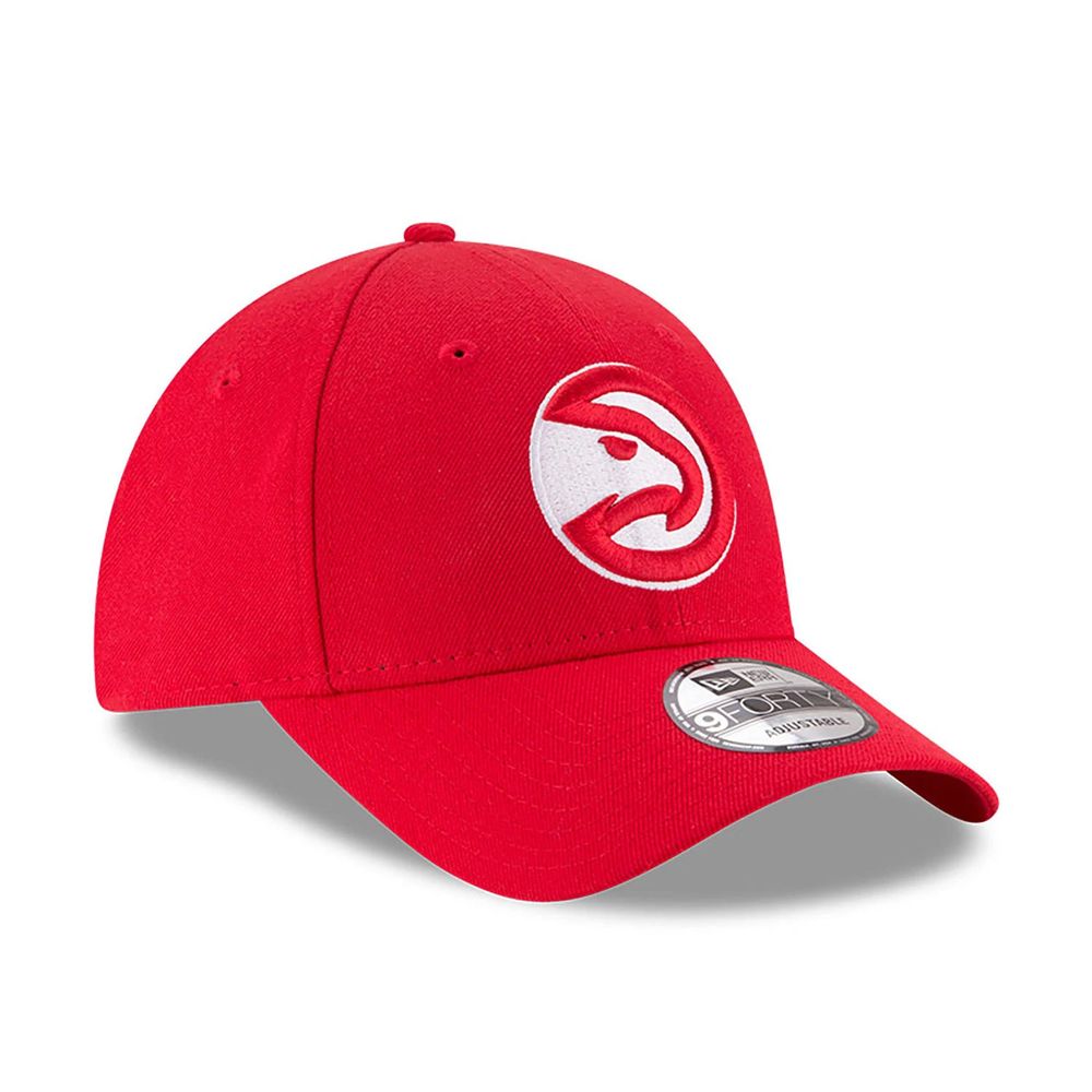Gorra de béisbol roja de los Atlanta Hawks
