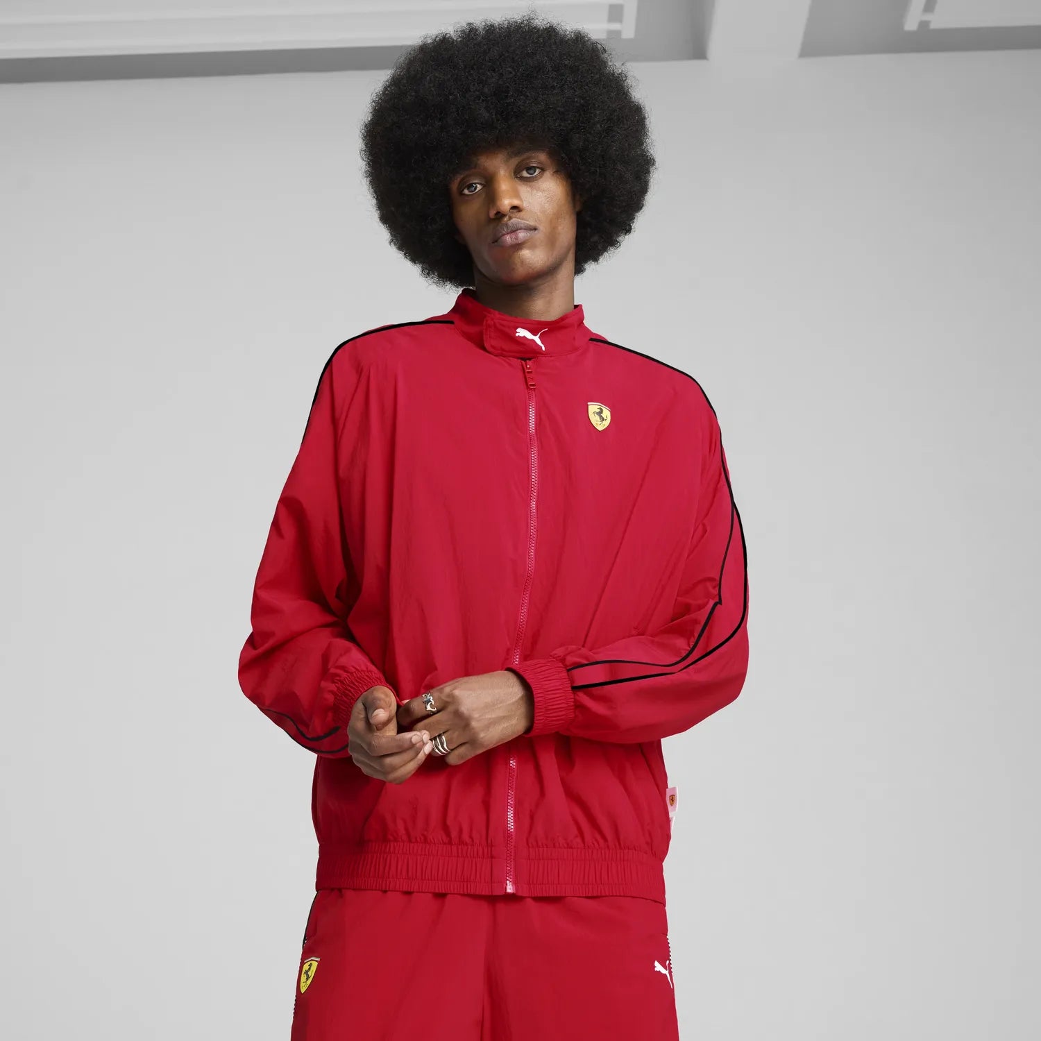 Chaqueta de pista de carreras Ferrari 🔥