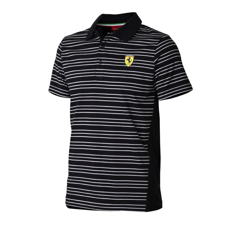 Ferrari Polo, striped, Black, 2015 - FansBRANDS®