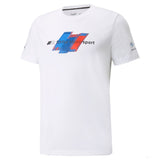 BMW T-shirt, Puma BMW Motorsport Logo, White, 2021 - FansBRANDS®