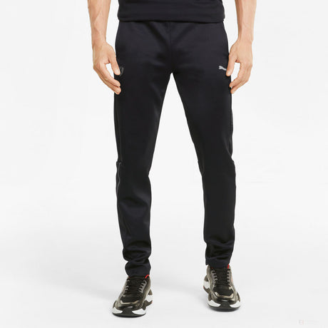 Ferrari Pants, Puma Style T7 Track, Black, 2021 - FansBRANDS®