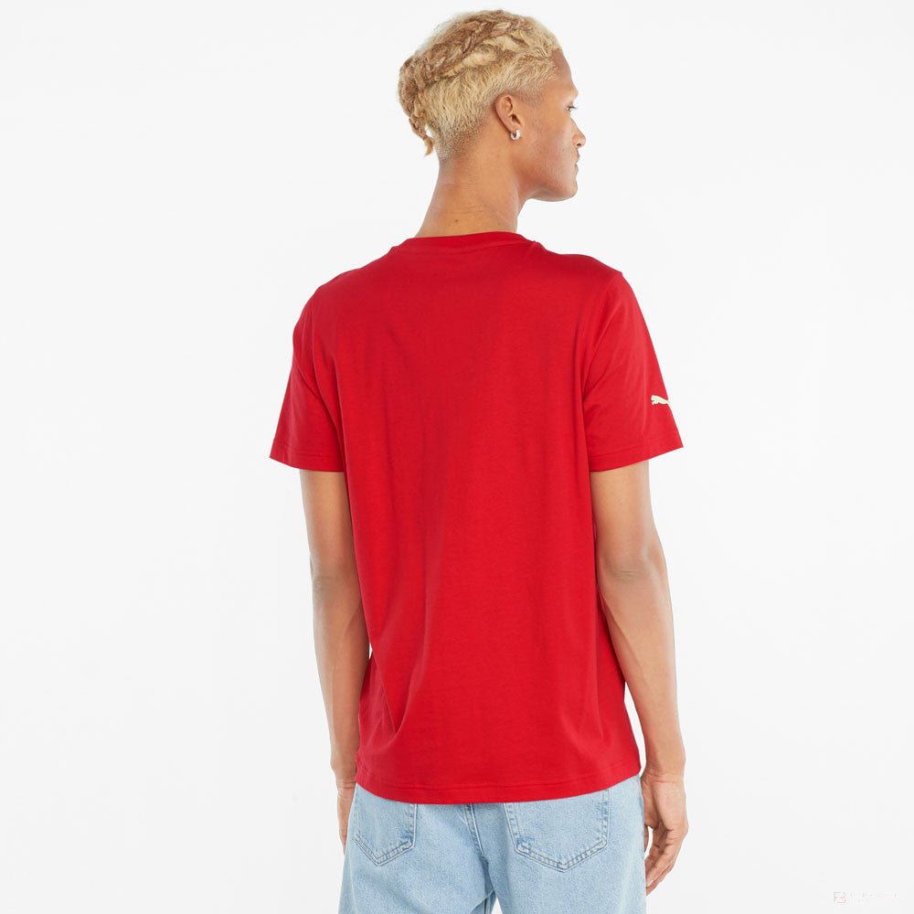 Ferrari T-shirt, Puma Race Graphic, Red, 2021 - FansBRANDS®