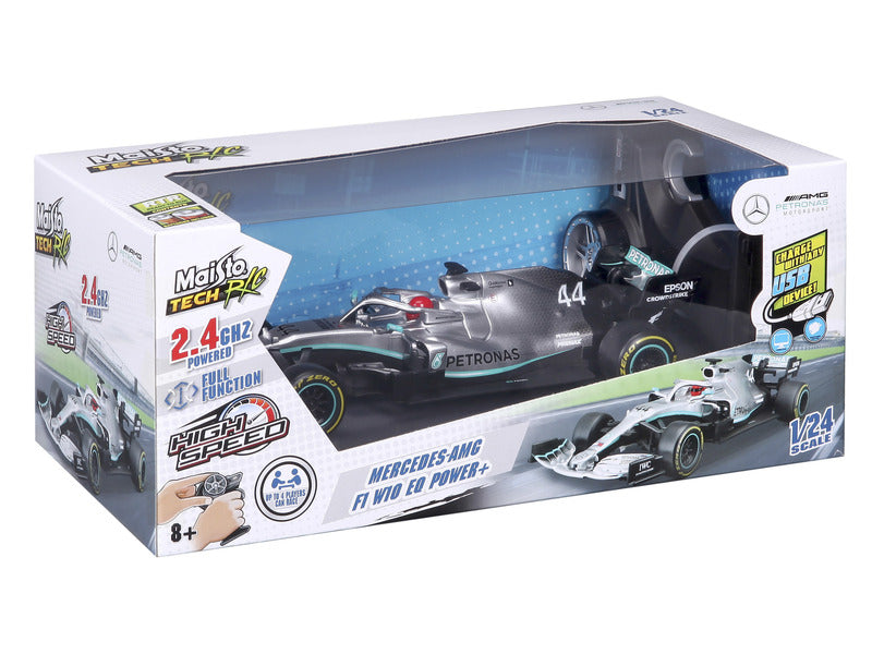 Mercedes RC car, Maisto Tech RC, Lewis Hamilton, 1:24, #44, W10 EQ Power +
