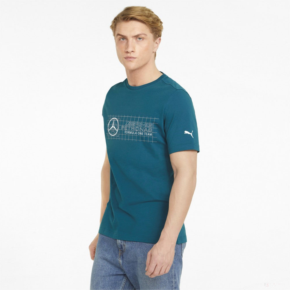 Puma Mercedes T-shirt, Blue, 2022 - FansBRANDS®