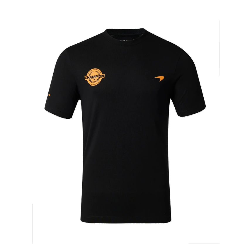McLaren t-shirt, Lando Norris, World Champion 2025, Special Edition, black