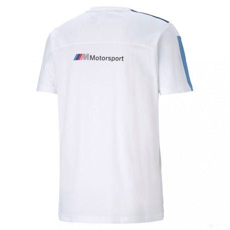 BMW T-shirt, Puma BMW MMS T7, White, 2021 - FansBRANDS®