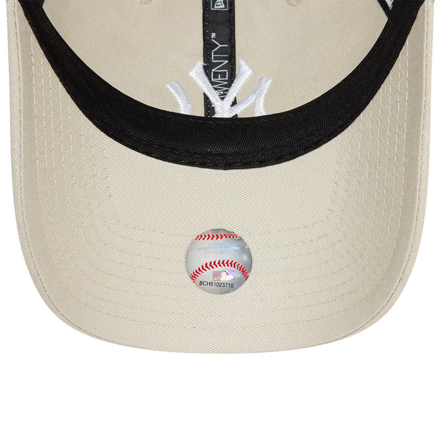 New York Yankees cap, New Era, 9TWENTY, essential, cream