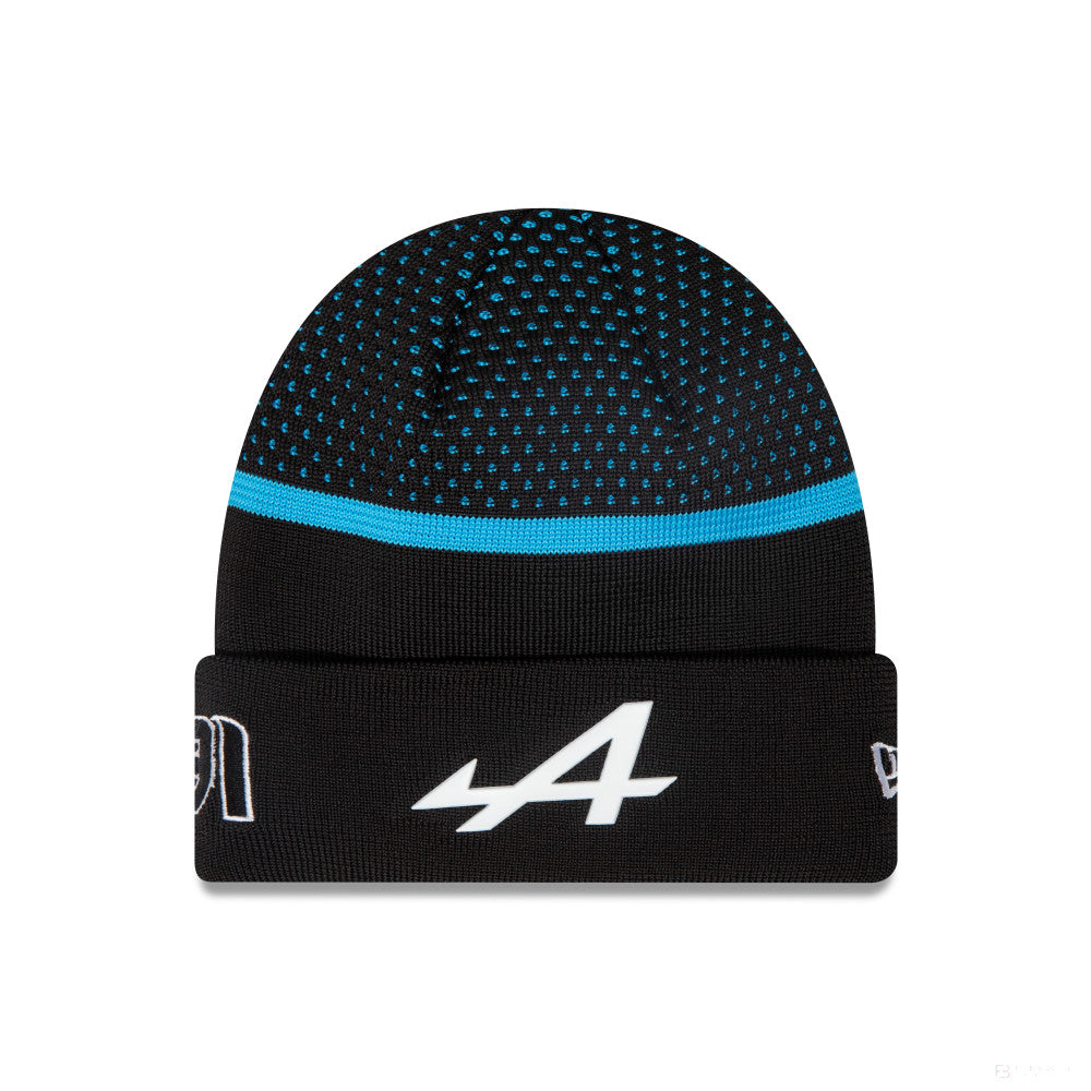 Alpine Esteban Ocon Cuff Beanie Kids Black-Youth - FansBRANDS®