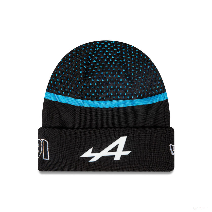 Alpine Esteban Ocon Cuff Beanie Kids Black-Youth - FansBRANDS®